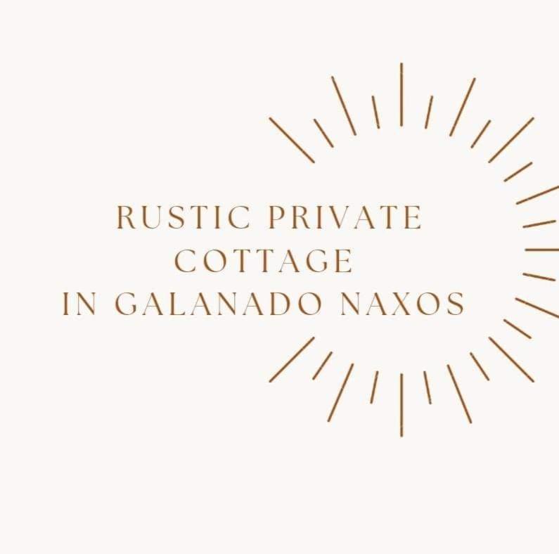 Rustic Private Cottage W/ King Bed In Galanado Naxos Exterior foto